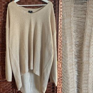 NWOT Curations | Casual Creamy Champagne | Fall Sweater Top | Size 3X